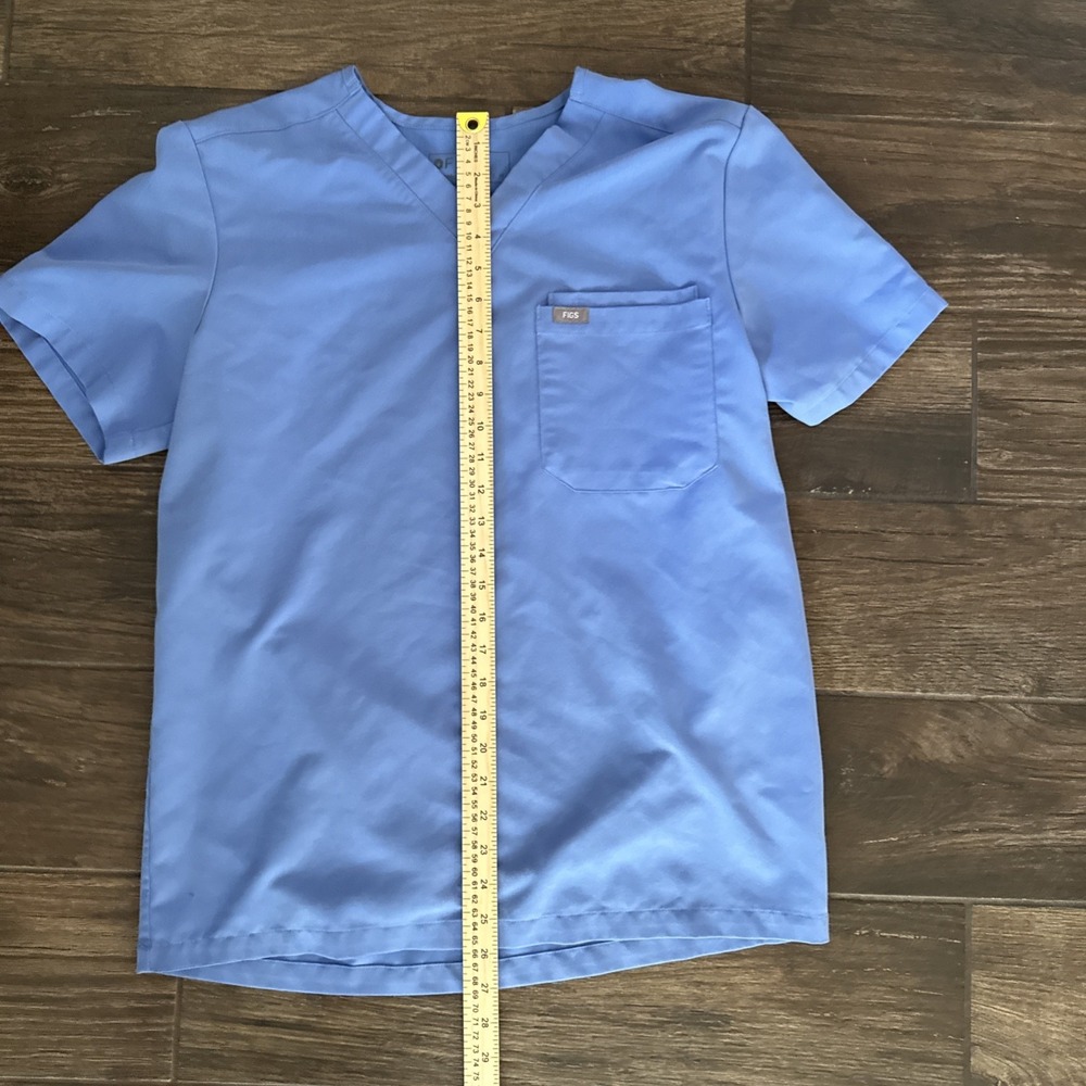 FIGS Scrub Sets (2) Men Medium Leon Top Axim Cargo Pants Blue Medical - Picture 6 of 16
